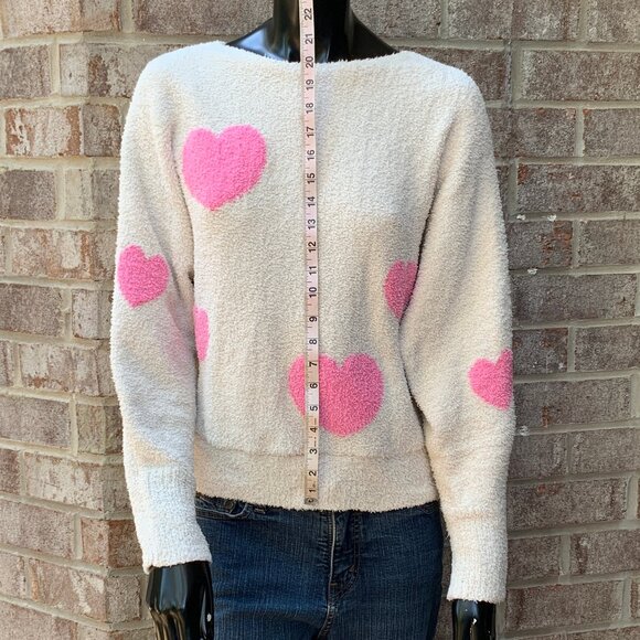 Jessica Simpson Fuzzy Dolman Sleeve Sweater Sz S - Picture 12 of 14